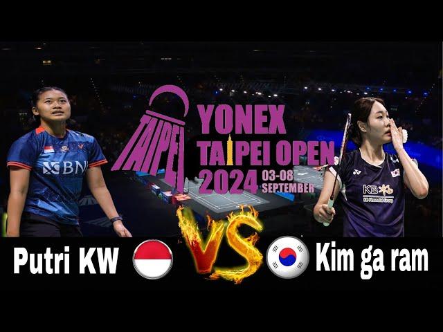 Putri KW vs Kim ga ram Yonex  Taipei open 2024