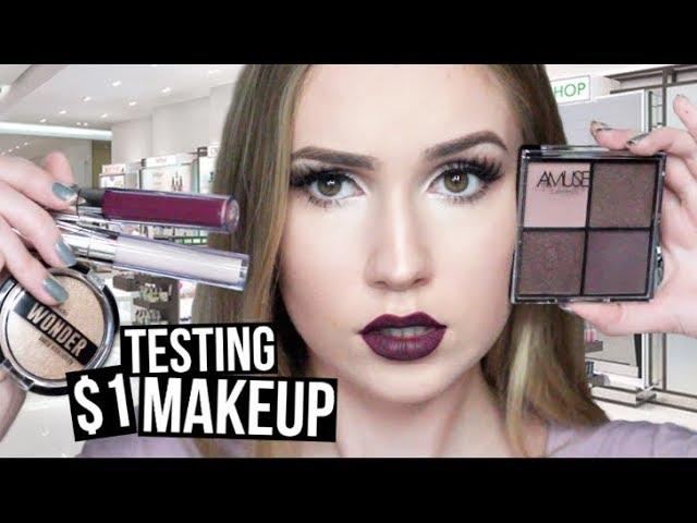 FULL FACE TESTING $1 MAKEUP!! Hit or Miss