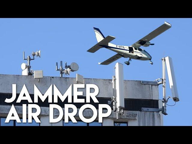 A Secret Radio Jamming Device Dropped From An Aircraft