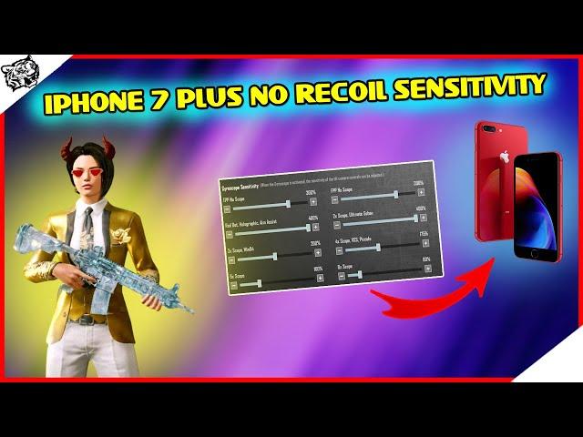 IPHONE 7 Plus Best Sensitivity | Zero Recoil | Tsp Roar