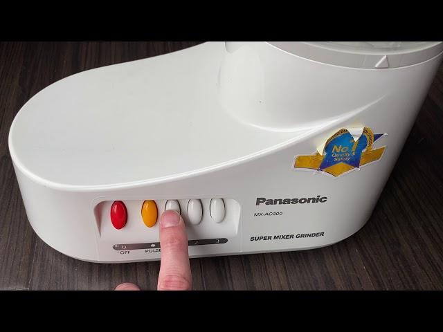 Panasonic MX-AC300 Mixer Grinder Demo Video - USA Corded Plug!