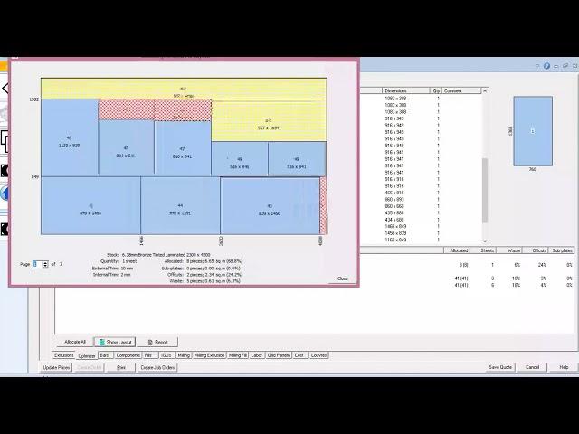 Glass Optimisation