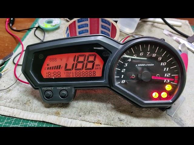 Yamaha FZ1 Instrument cluster / Speedometer / Meter  - Power up