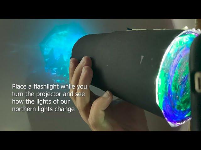 Diy Aurora borealis projector