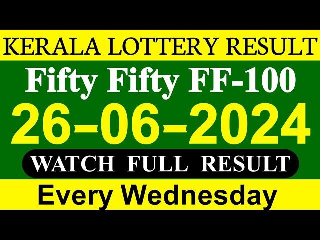 Fifty Fifty FF-100 Result Today On 26.06.2024