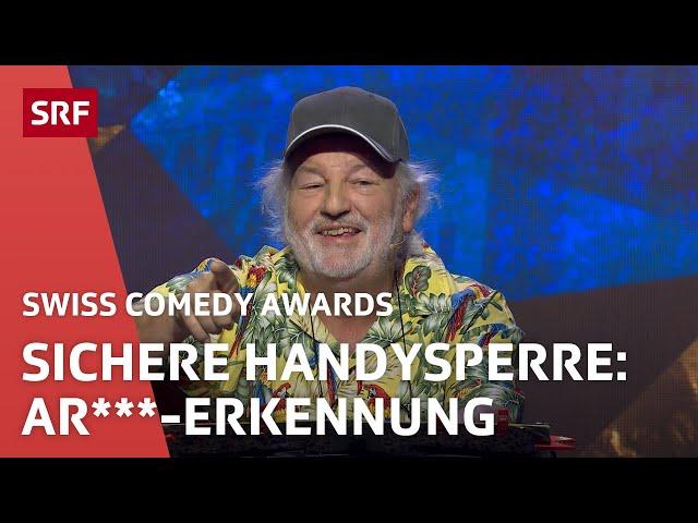 Peach Weber: Sicherste Handysperre: Ar***-Erkennung | Swiss Comedy Awards | SRF