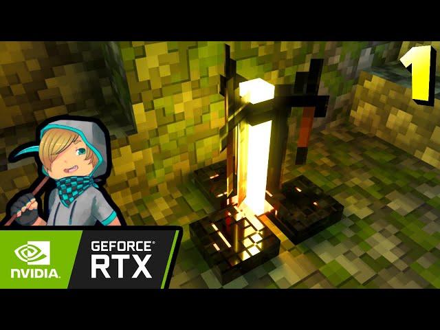 Let's Play Minecraft RTX Episode 1 | Ghost Town