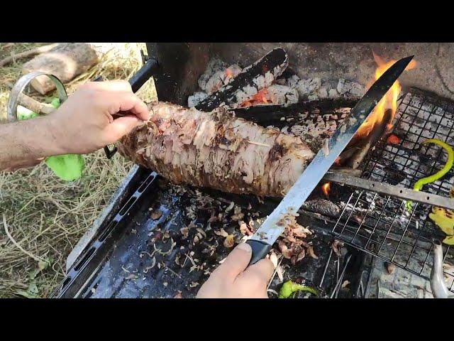 USTASINDAN DOĞADA CAĞ KEBABI!! İLK DEFA GÖRECEĞİNİZ DOĞADA CAĞ KEBABI TARİFİ!!