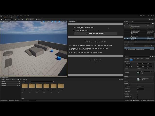 EUW - Folder Structure Tool | Unreal Engine 5