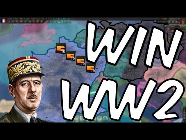 HOI4 how to win WW2 as France