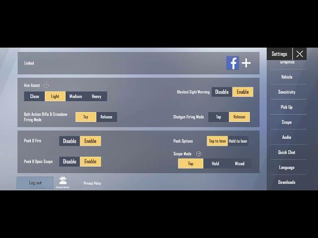 Pubg mobile lite  sensitivity setting