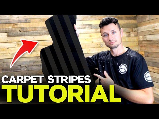 How to Make Carpet Stripes - Car Detailing Quick Tutorial