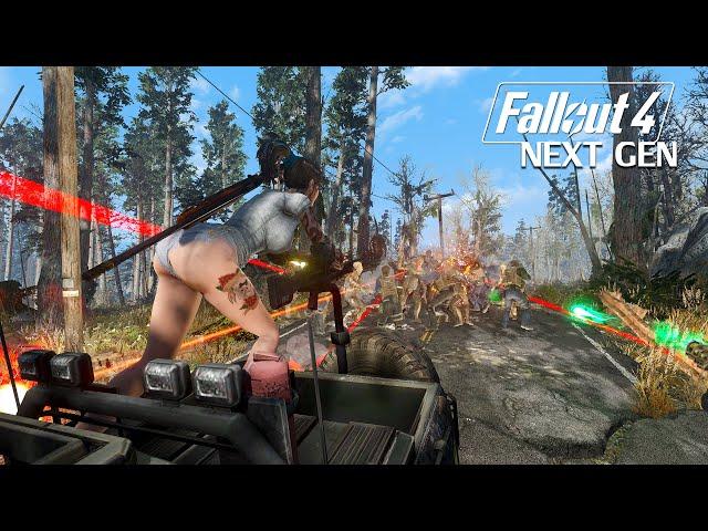 Immersive Fallout 4 Next-Gen Graphics - BOREALIS - Landscape Retexture And Pine Forest Redone