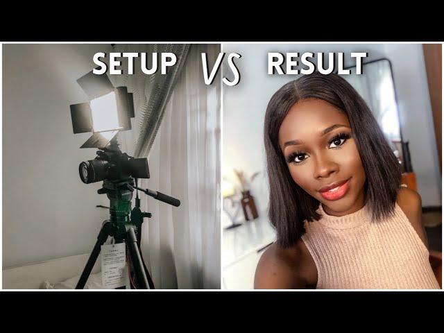 Simple & Affordable lighting setup for filming YouTube videos using just one Pro LED 600 light |2022