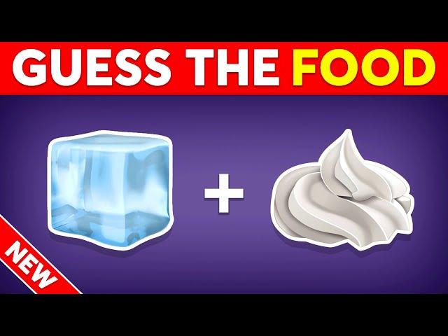 GUESS the FOOD by EMOJI  Emoji Quiz - Easy Medium Hard | Monkey Quiz