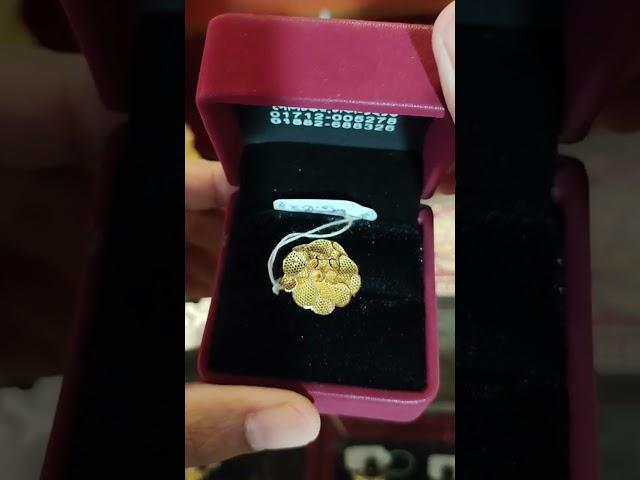 Beautiful Gold Flower Ring Design # #viral # #gold #sh #shortvideo #shorts