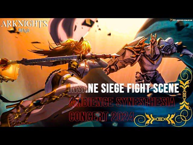 【Arknights】Epic Siege Fight Scene ft Mary Clare | Vina Victoria《Ambience Synesthesia 2024》