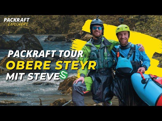 PACKRAFTTOUR mit Steve Flusswanderer. Steigt er jetzt aufs Packraft um?