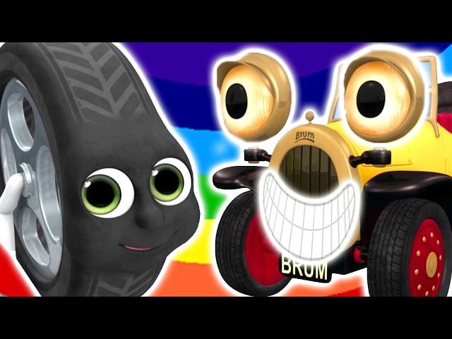 NEW Brum and the Runaway Tyre  NEW EPISODE - KIDS SHOW FULL EPISODE | Cars and Trucks for kids