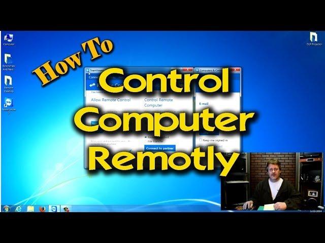 How to Control a Computer Remotly Using Team Viewer