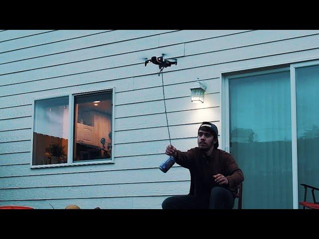 How to have soda with your neighbor during quarantine using a drone