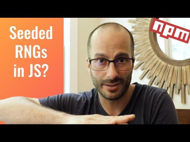 How do you use a seeded random number generator in JavaScript?