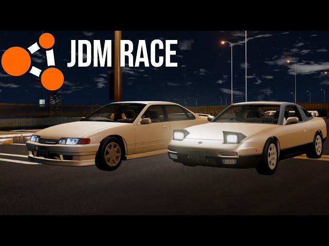 JDM race on Shuto Expressway cinematic / BeamNG