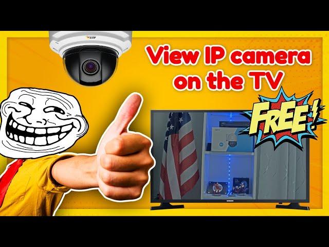 How to watch IP camera on TV [ Free App ]