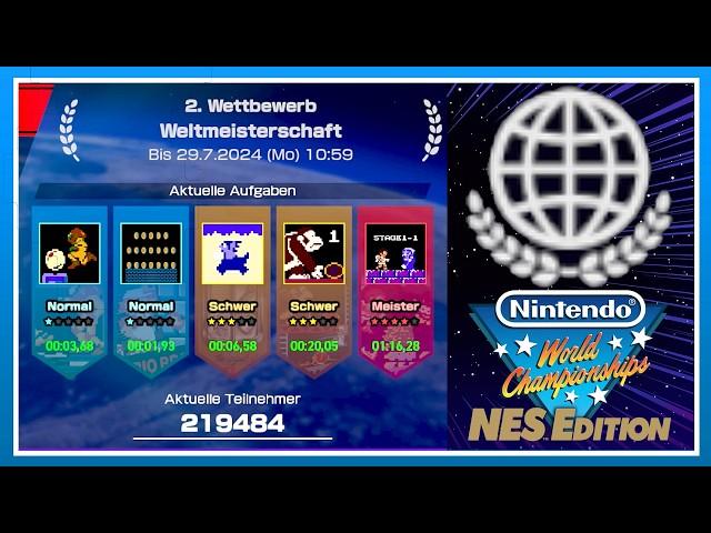 Tipps für S-Rang Aufgaben 2. Weltmeisterschaft Wettbewerb Nintendo World Championships NES Edition