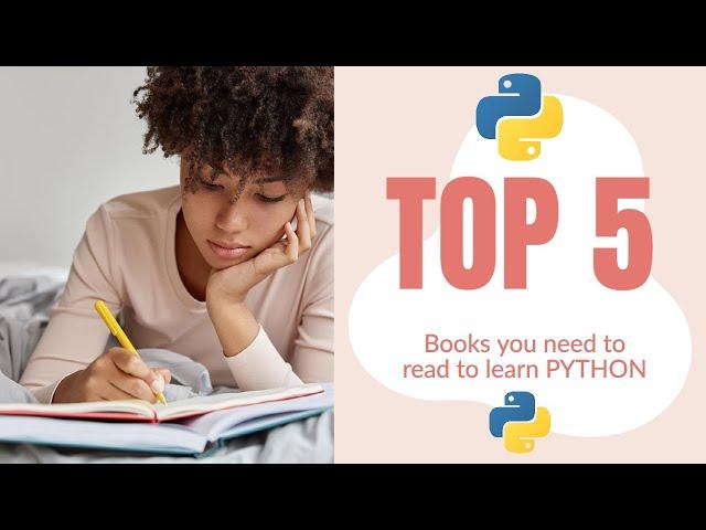 Top 5 Books You NEED TO READ to learn PYTHON