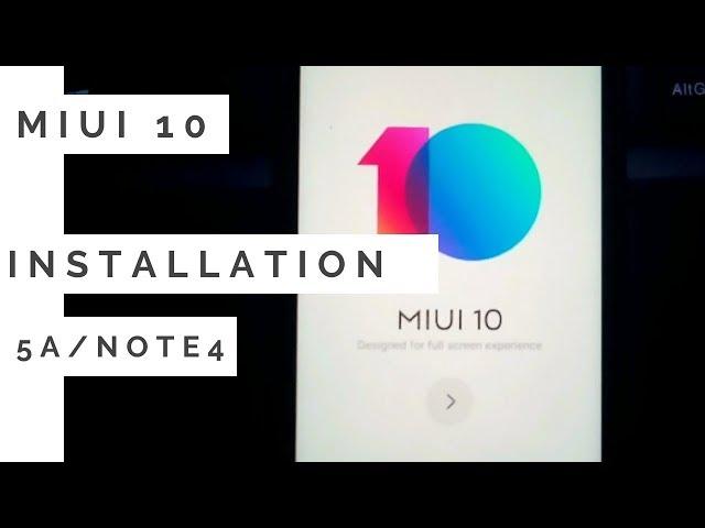 How to Install MIUI 10 BETA On Your Redmi Note 4/5A/4/4A/5/Plus/