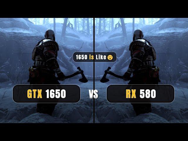 GTX 1650 vs RX 580 in 2024/25 - 1080P/FSR - Which One is Better to Buy? 