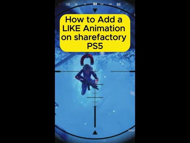 How to add LIKE animation on Sharefactory PS5 (Easy option) #short