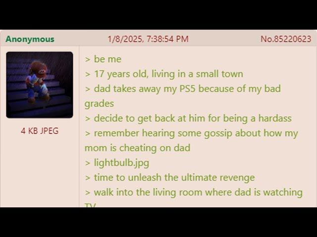 Anon Destroys His Family Over A Prank | 4chan Greentext stories.