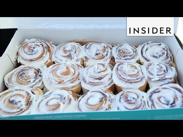 How Cinnabon Makes Cinnamon Rolls