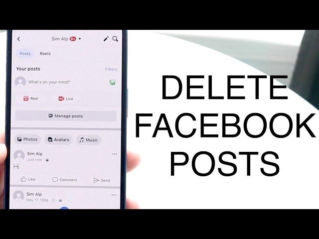 How To Delete a Facebook Post! (2023)