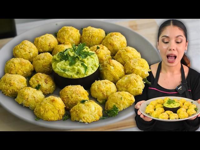 Cómo hacer BOLITAS de COLIFLOR con QUESO SALUDABLES | Paula Coach Nutricional