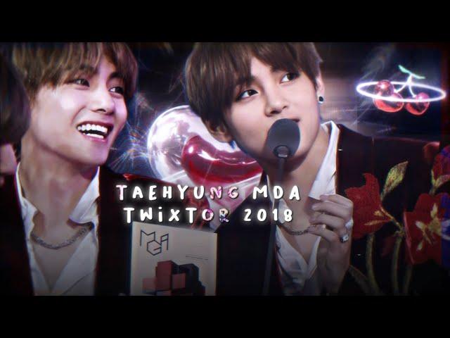 Taehyung "MGA 2018" twixtor Clips 4K ; • for editing