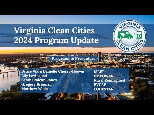 Virginia Clean Cities 2024 Program Update