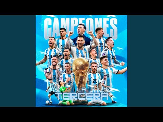 Argentina campeon del mundo-La Scaloneta/La Tercera-muchachos