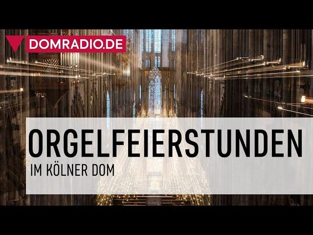 Orgelfeierstunde mit Domorganist Winfried Bönig