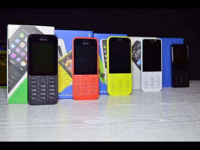 Nokia 215 - Nokia 220 - Nokia 225 - Nokia 230 - Nokia 515 Какая разница?