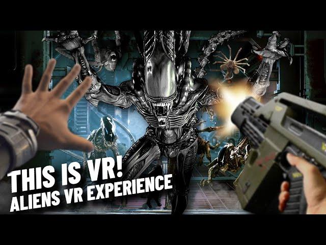 This ALIENS VR Game is SO INTENSE! // Fireteam Elite VR Mod (UEVR)