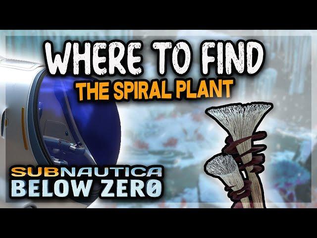 WHERE TO FIND THE SPIRAL PLANT - subnautica below zero spiral plant clipping