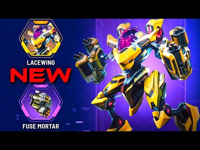 New Mech LACEWING & New Weapon FUSE MORTAR 12 - Mech Arena Update