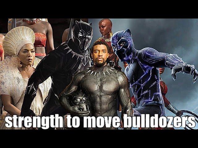 How Strong is Black Panther  { T'Challa } ( MCU ) - Marvel Comics { Chadwick Boseman TRIBUTE }