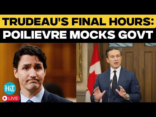 Justin Trudeau Resignation LIVE | Liberal Party in Chaos | Poilievre Leads by 20 Points | Canada