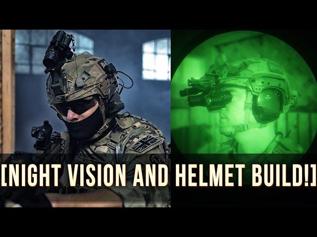 'MILSIM' HELMET + NIGHT VISION SETUP + REVIEW! | UK AIRSOFT | TEAM WENDY EXFIL LTP