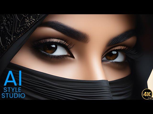 4k AI Art Lookbook Video ｜ AI Girl ｜Arabian Hijab Showcase Video