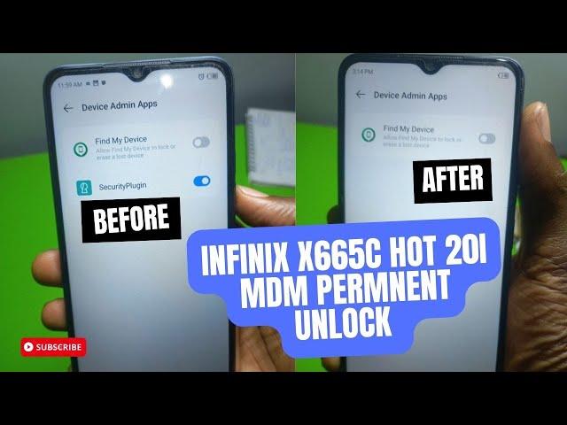 Infinix X665c Remove PLUGIN Permanent NO RELOCK AFTER WIPE #mdm #x665c